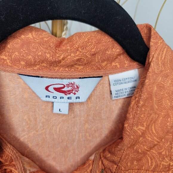 Roper Button Up Womens Large - Picture 4 of 7